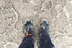 Muddy conditions...